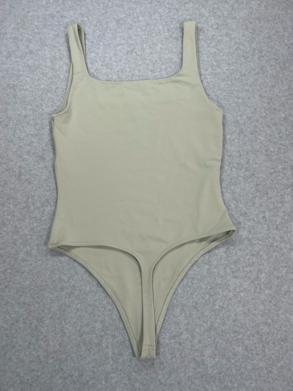 Babaton Square Neck Bodysuit in Sage Green - Picture 4 of 7